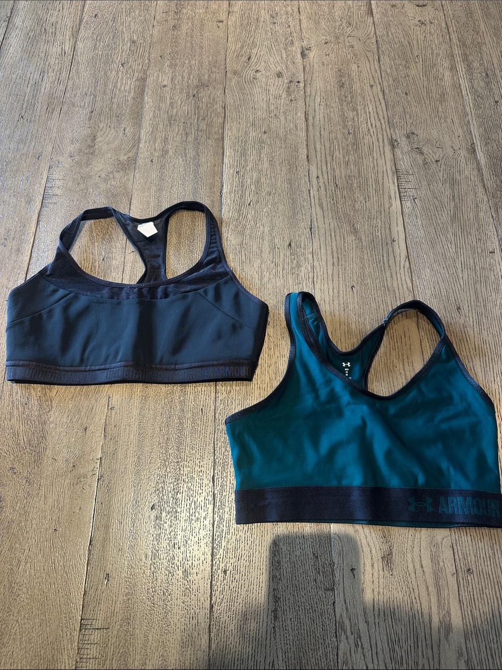 Under Armour Women's sports bra set - Black and Teal